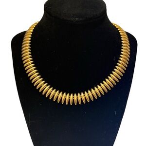 Signed Monet Gold Necklace